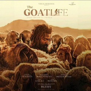 Telegram profile photo for The GoatLife Life ⚡ Aadujeevitham Movie HotStar