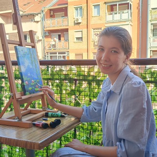 Telegram profile photo for Рисование с Настей | Нови Сад