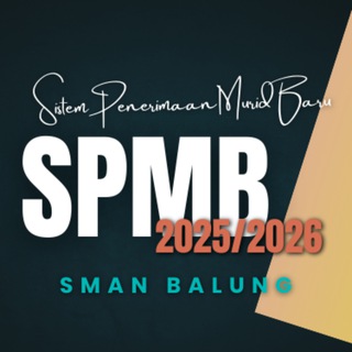 Telegram profile photo for INFO SPMB SMAN BALUNG