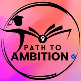 Telegram profile photo for Path to Ꭺmbition 🎓❤️✨