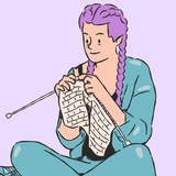 Telegram profile photo for Уютное вязание!