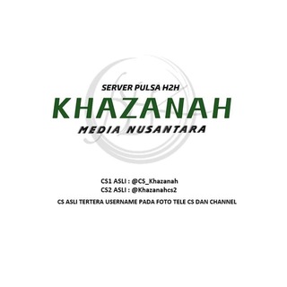 Telegram profile photo for KHAZANAH PULSA H2H