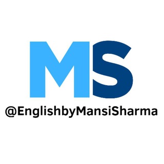 Telegram profile photo for English by Mansi Sharma