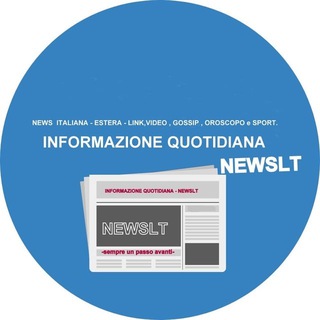 Telegram profile photo for INFORMAZIONE QUOTIDIANA - NEWSLT