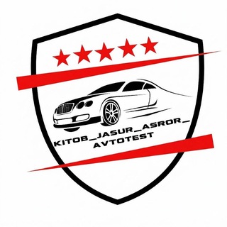 Telegram profile photo for JASUR ASROR AVTO TEST🚘KITOB