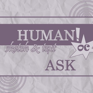 Telegram profile photo for Human OC sketch & text ask