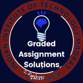Telegram profile photo for IIT Madras Graded Assignment Solution 2025