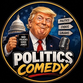 Telegram profile photo for ⁅ Politics 𖢖 Comedy ⁆