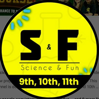 Telegram profile photo for Science and Fun 9th 10th