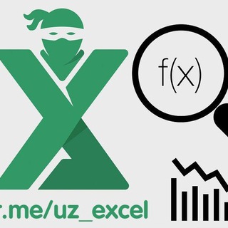 Telegram profile photo for Excel jadvalini o‘rganish