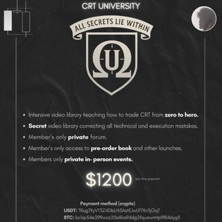 Telegram profile photo for CRT University Free