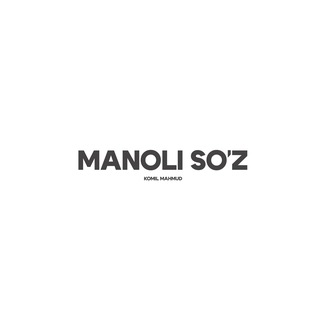Telegram profile photo for Manoli so’z