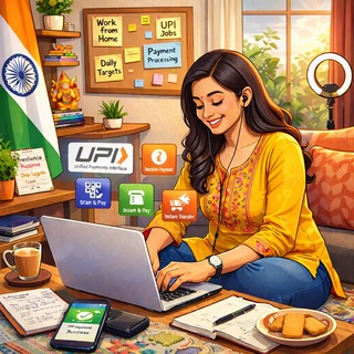 Telegram group profile photo for Work from home UPI
