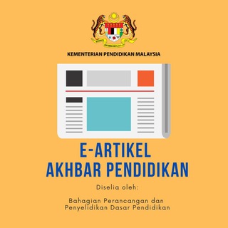 Telegram profile photo for e-Artikel Akhbar Pendidikan