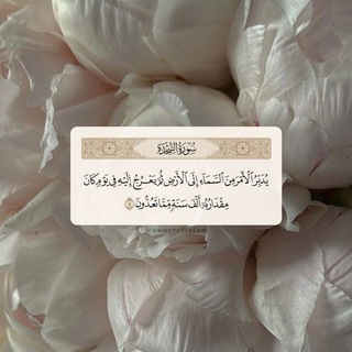 Telegram profile photo for طمأنينة روح🌹
