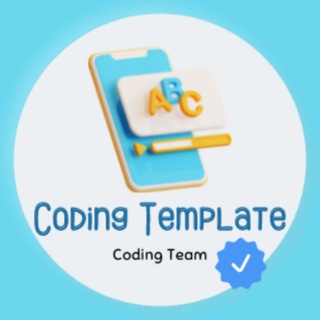 Telegram profile photo for Coding Template