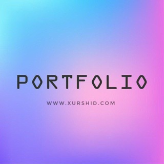 Telegram group profile photo for Portfolio | Xurshid.Com