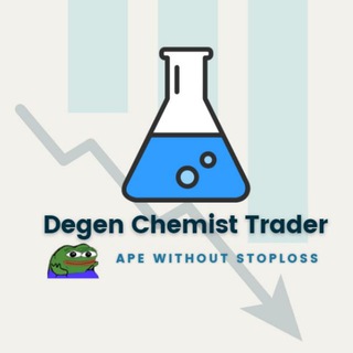 Telegram profile photo for DegenChemistTrader v2 🧪🧪🧪