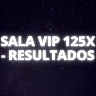 Telegram profile photo for SALA VIP DE SINAIS 125X - RESULTADOS