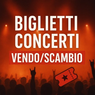 Telegram profile photo for Biglietti concerti vendo/scambio