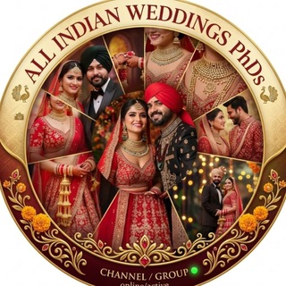 Telegram group profile photo for All Indian weddings Psds free all types