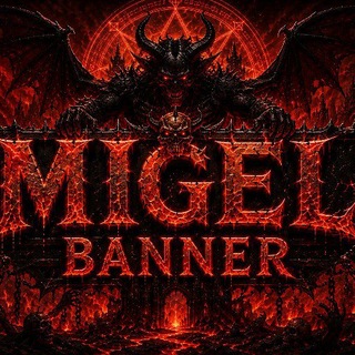 Telegram profile photo for 𓆩 𝐌𝐈𝐆𝐄𝐋 𝐁𝐀𝐍𝐍𝐄𝐑 𓆪