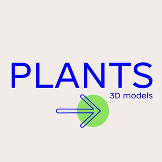 Telegram profile photo for 3D PLANTS