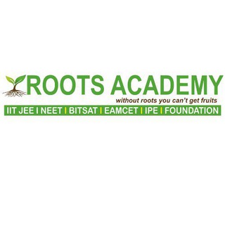 Telegram group profile photo for Roots Academy: IITJEE/EAMCET/BITSAT/COMED-K
