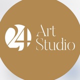 Telegram profile photo for 24 art studio