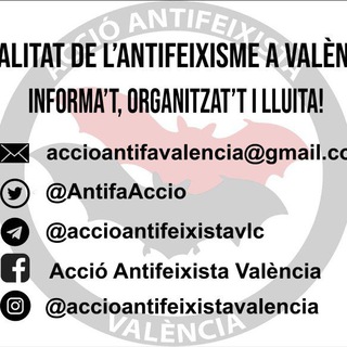 Telegram profile photo for Acció Antifeixista València ✊⚒