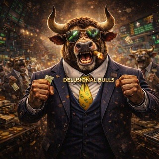 Telegram profile photo for DELUSIONALS BULLS WILL WIN