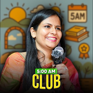 Telegram profile photo for 5am Club with Nimisha Bansal
