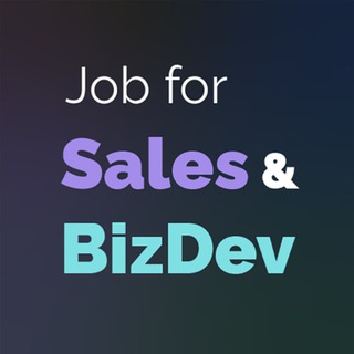 Telegram profile photo for Job for Sales & BizDev