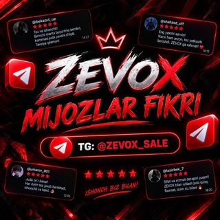 Telegram profile photo for #Zevox_otziv