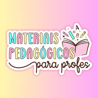 Telegram profile photo for Materiais pedagógicos para profes