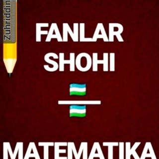 Telegram profile photo for Matematikadan o'rganamiz