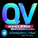 Telegram profile photo for Qashqadaryo_Vohasi_Elonlari