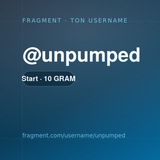 Telegram profile photo for unpumped