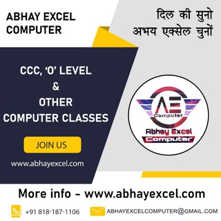Telegram profile photo for Abhay Excel Computer