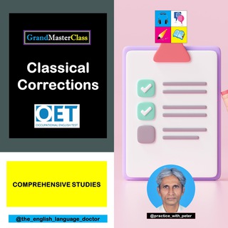 Telegram profile photo for CLASSICAL CORRECTIONS