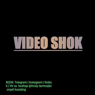 Telegram profile photo for VIDEO SHOK | RASMIY KANAL!!!