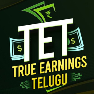 Telegram profile photo for True Earnings Telugu