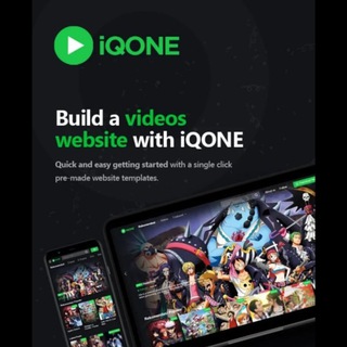 Telegram profile photo for iQONE - Video and Movie Blogger Template