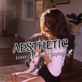 Telegram profile photo for AESTHETIC - Lines | Quotes | Sayings ποΈ