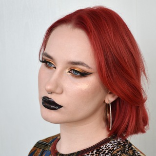 Telegram profile photo for purple makeup