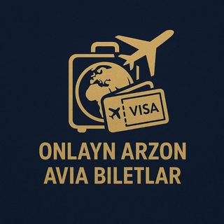 Telegram profile photo for ONLAYN ARZON AVIA BILETLAR 🛩