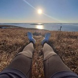 Telegram profile photo for run and breathe
