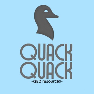 Telegram profile photo for Quack Quack (GED Resources)
