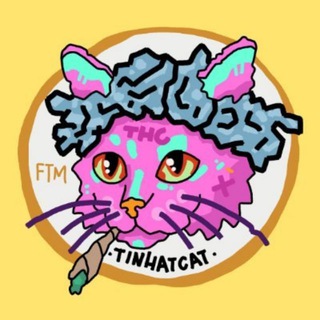 Telegram profile photo for $THC Tin Hat Cat Portal