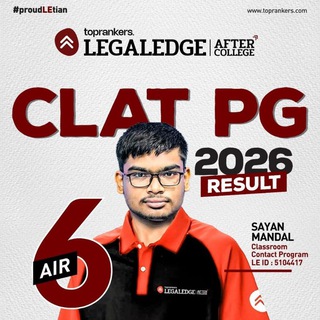Telegram profile photo for LegalEdge After College (LEAC) by Toprankers